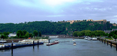 DE - Koblenz - Blick auf Ehrenbreitstein