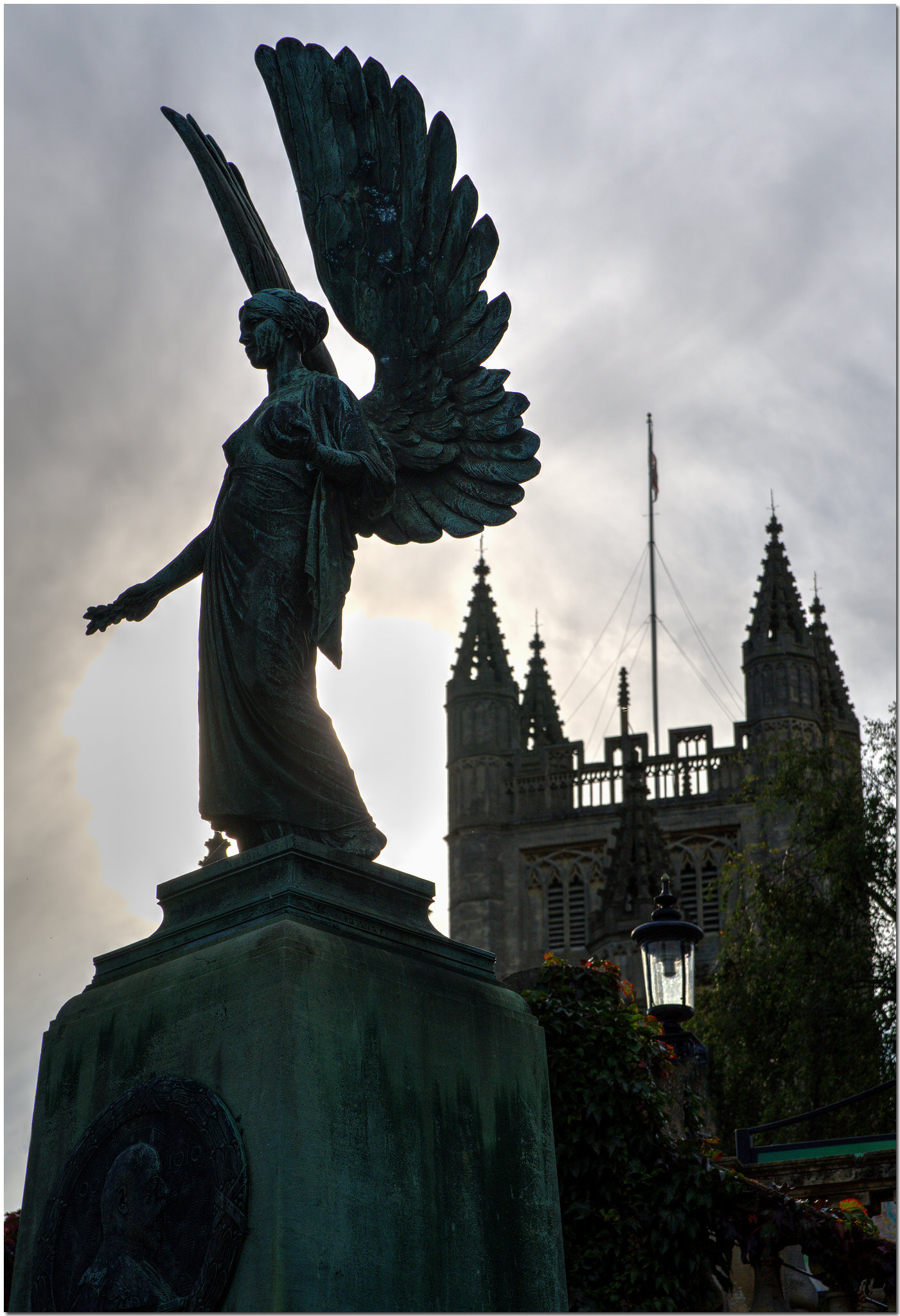 The Angel of Peace and Bath Abbey