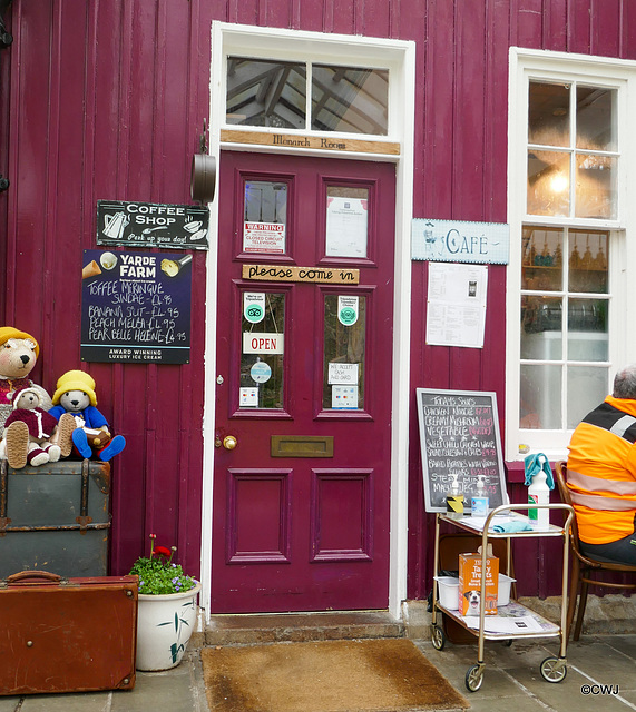 Superb cafe in the old restored Strathpeffer Railway Station