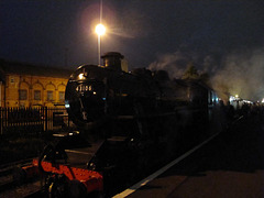 Locomotive 43106 rests by the station fence in between duties. HFF!