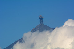 Guatemala, Eruption of Fuego Volcano (3763m)