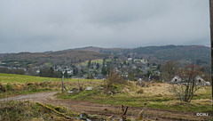 Strathpeffer from the Touchstone Maze hill