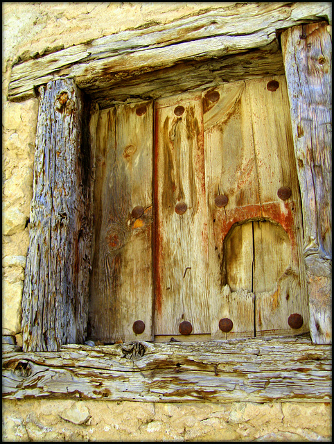 Pedraza, Segovia province. Old window