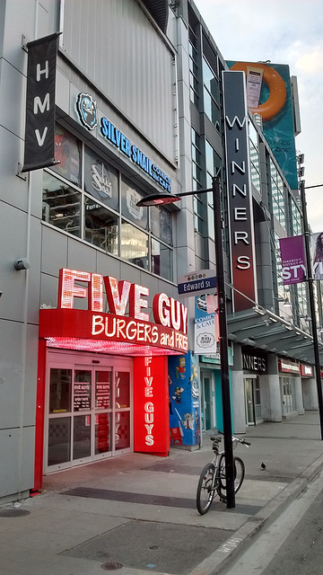 Five guys winners burgers