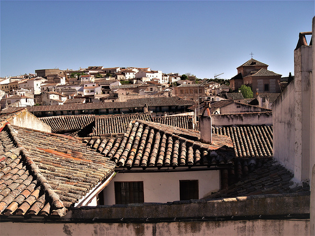 Chinchon rooftops, Madrid Province