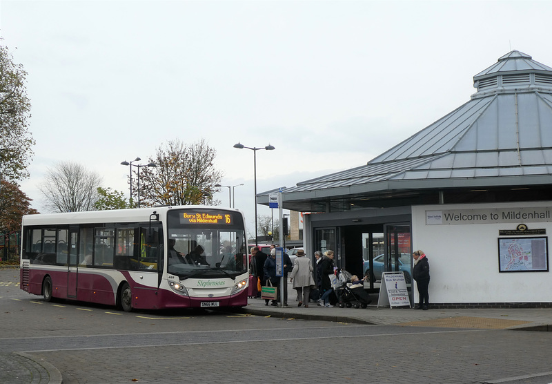 Stephensons 469 (SN66 WLL) in Mildenhall - 15 Nov 2019 (P1050137)