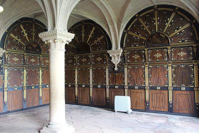 Pillar Parlour, Little Castle, Bolsover Castle, Derbyshire