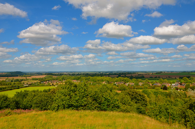 Looking towards Newport from Duke of Sutherland Memorial