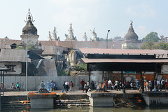 Kathmandu, Funeral Ceremony in Pashupatinath Temple