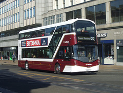 DSCF7038 Lothian Buses 456 (SJ66 LPX) on Princes Street, Edinburgh - 6 May 2017