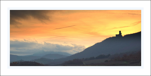 Coucher de soleil tourmenté