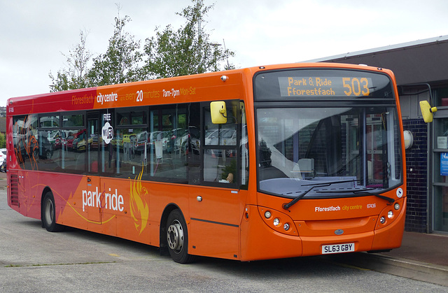 First Cymru 67436 at Fforestfach (2) - 25 August 2015