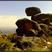 Hanging rock. Sierra de La Cabrera.