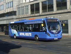 DSCF7039 First Scotland East 63276 (SN65 OKB) on Princes Street, Edinburgh - 6 May 2017