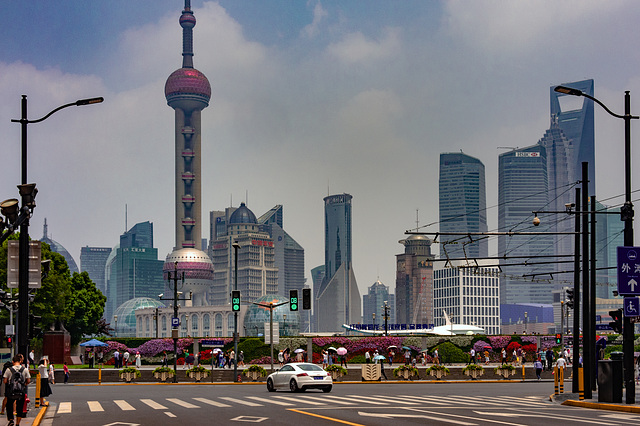 Downtown in Shanghai