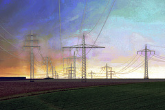 Stromtrassen - Power lines