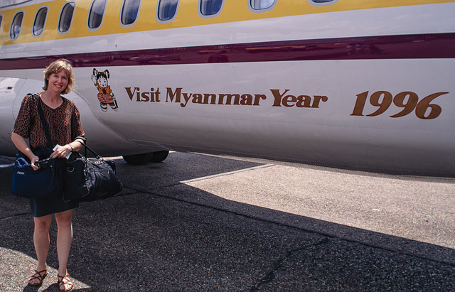 Visiting Myanmar in 1996, the year the country opened up to tourism AWP 0437