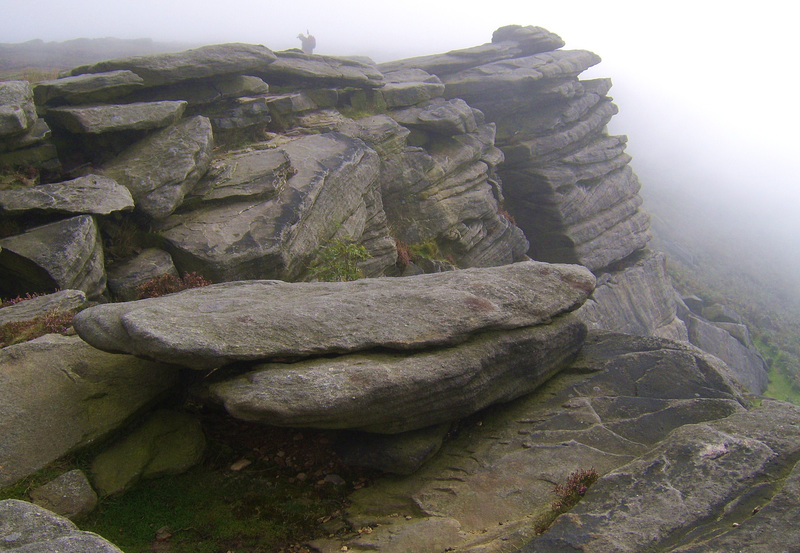 A Foggy Stanage Edge    /   Sept 2010