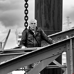 Kapitän Volker auf der Kommandobrücke :-))