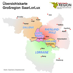 Großregion Karte