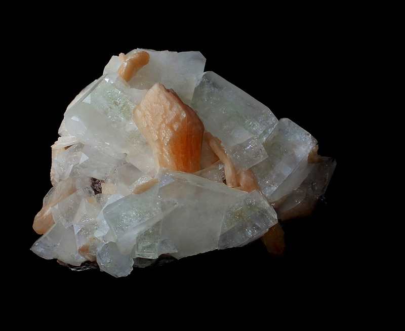 Stilbite et apophyllite  de Poona