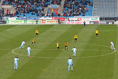 Anstoß zur ersten Halbzeit für Fortuna Köln.
