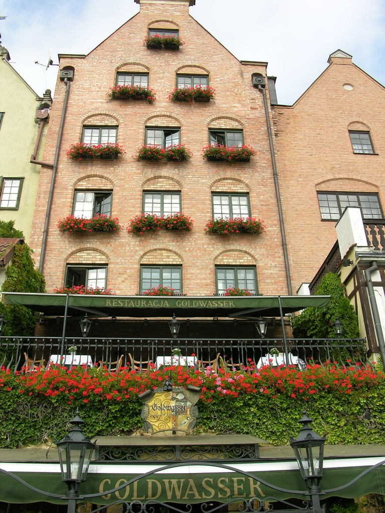 Restaurant Goldwasser in Danzig