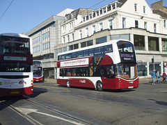 DSCF7042 Lothian Buses 561 (SA15 VUM) on Princes Street, Edinburgh - 6 May 2017