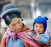 Smiling Mother and Baby from Puno