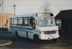 Neal’s Travel T665 WVA in Mildenhall – 28 Nov 1999 (429-12A)