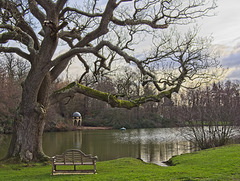Benbow Pond - Bench and Folly