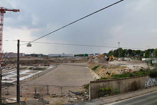 Blick über das ehemalige Gelände des Opel-Werks I (Bochum-Laer) / 7.05.2022