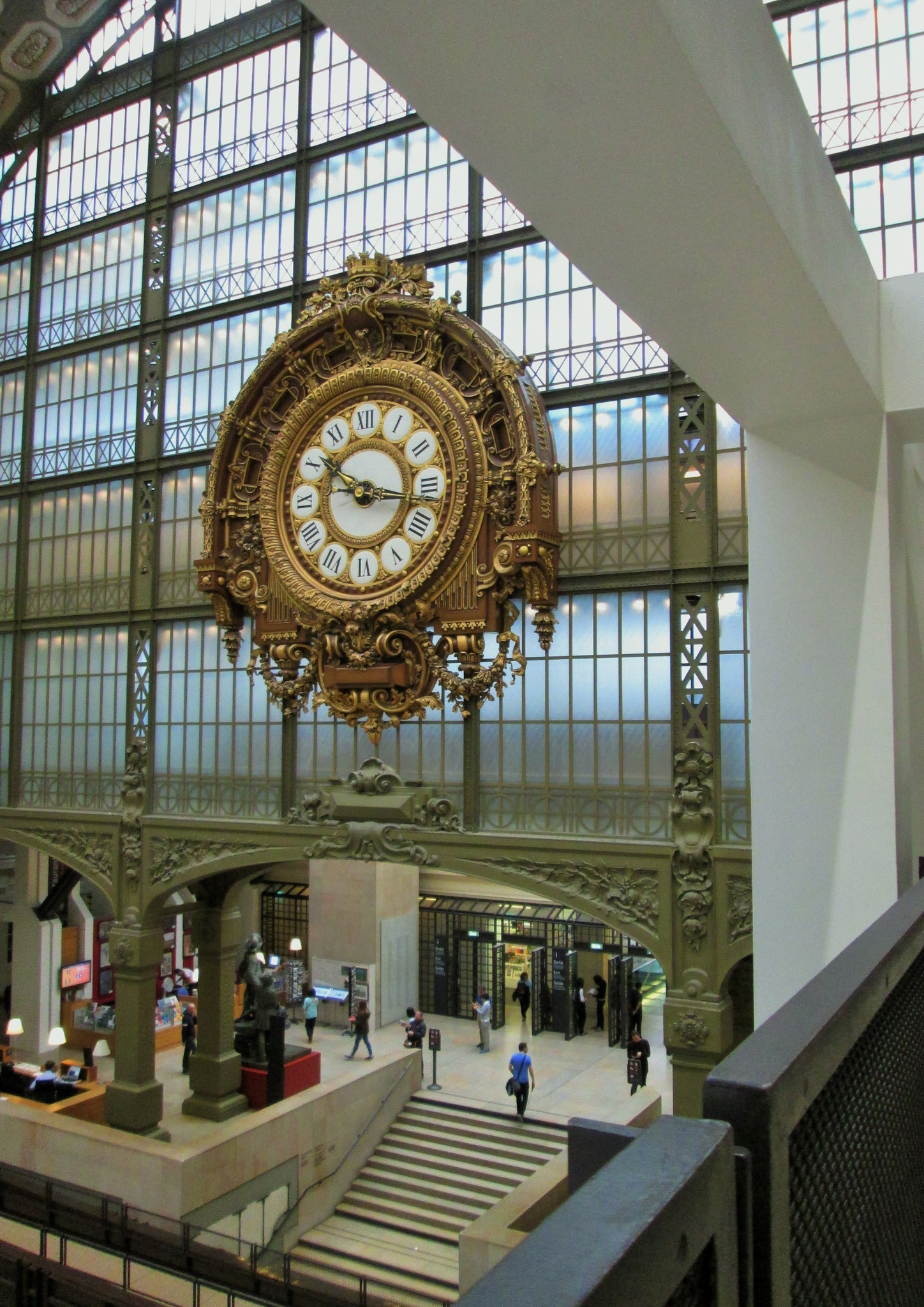 The ornate clock - still working!