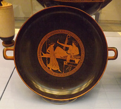 Red-Figure Kylix Attributed to the Brygos Painter in the British Museum, May 2014