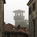 Atmospheres of autumn to Piazzo of Biella - From the fog i see the tower