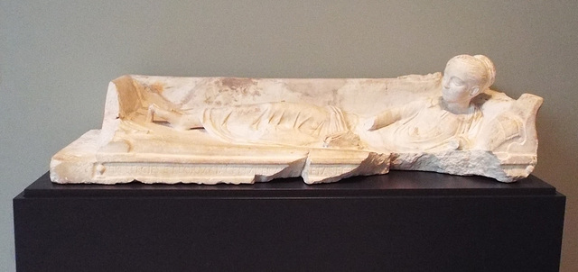 Grave Monument of a Girl in the Getty Villa ,June 2016