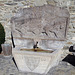 Brunnen vor der Magdalenenkirche in Troistorrents
