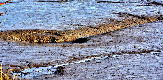 Deep chasms in the river bed 3