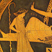 Detail of a Red-Figure Kylix Attributed to the Brygos Painter in the British Museum, May 2014