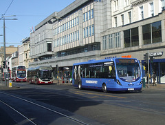 DSCF7050 Buses on Princes Street, Edinburgh - 6 May 2017