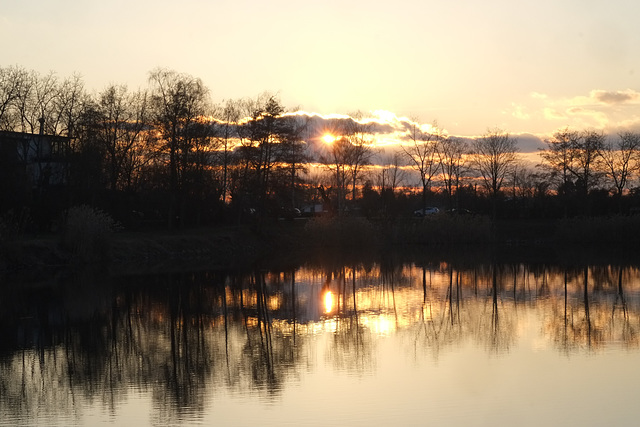 Ein Blinzeln am Abendhimmel