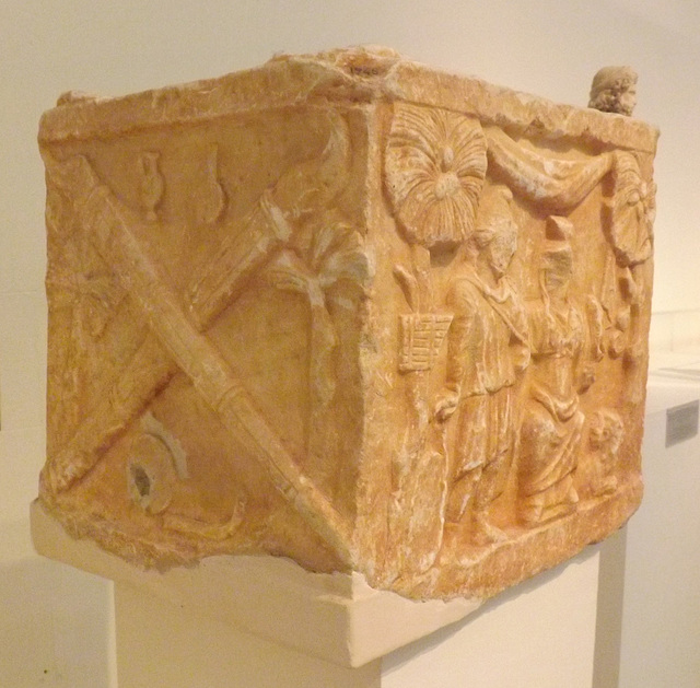 Altar Probably from Chalandri in the National Archaeological Museum in Athens, May 2014