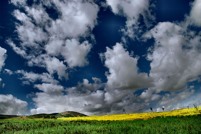 La raconte des nuages