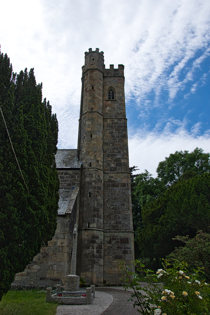 Impressive church tower