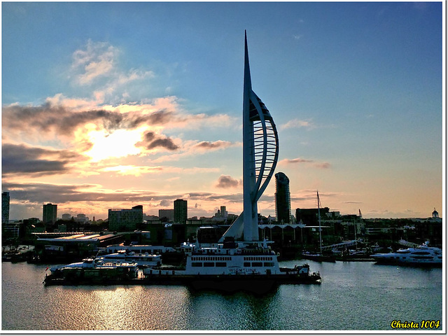 En arrivant à Portsmouth