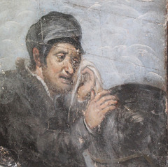 Detail of Ceiling, Elysium Closet, Little Castle, Bolsover Castle, Derbyshire