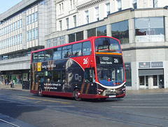 DSCF7053 Lothian Buses 310 (SN09 CUG) on Princes Street, Edinburgh - 6 May 2017