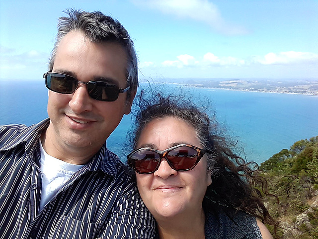 holiday selfie at Table Cape