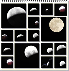 Eclipse de lune du lundi 21 Janvier