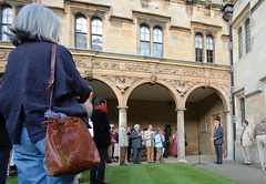 Dedication of memorial to Sir Howard Colvin, Saint John's College, Oxford